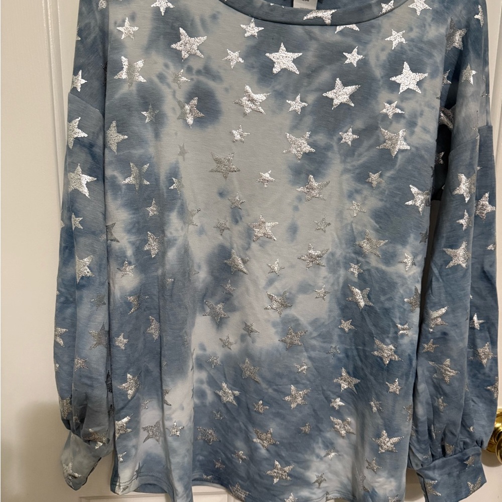 BiBi Blue Star Print Lounge Set *NEW WITHOUT TAGS* - Picture 4 of 13